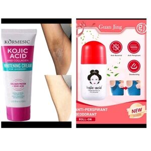 Cojic Acid-Whitening cream and lightening deodorant set